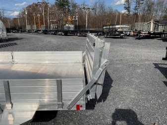 New 2025 Aluma 81"x12'8112SR Utility Trailer 2990#