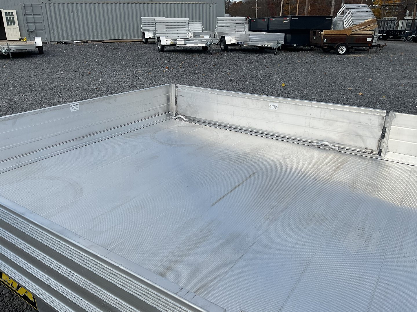 New 2025 Aluma 8114SR Utility Trailer 81"x14' 2990#