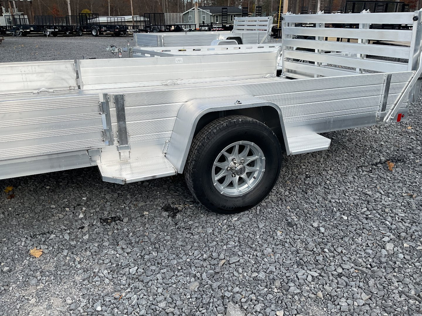 New 2025 Aluma 8114SR Utility Trailer 81"x14' 2990#