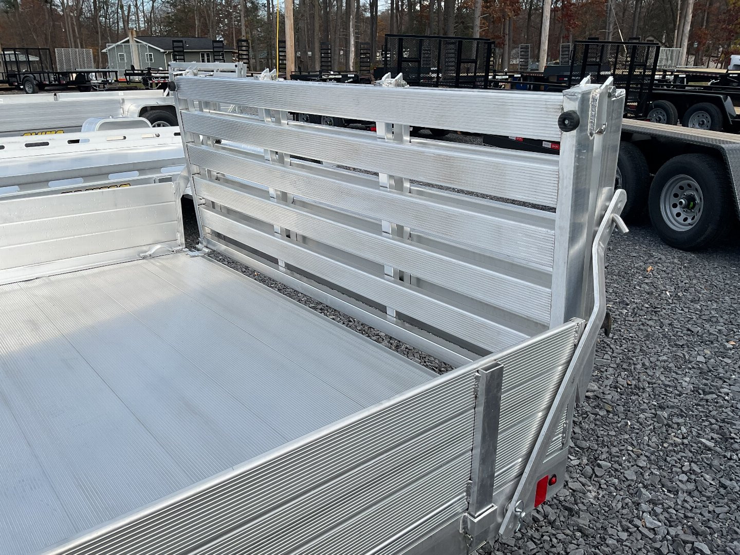 New 2025 Aluma 8114SR Utility Trailer 81"x14' 2990#