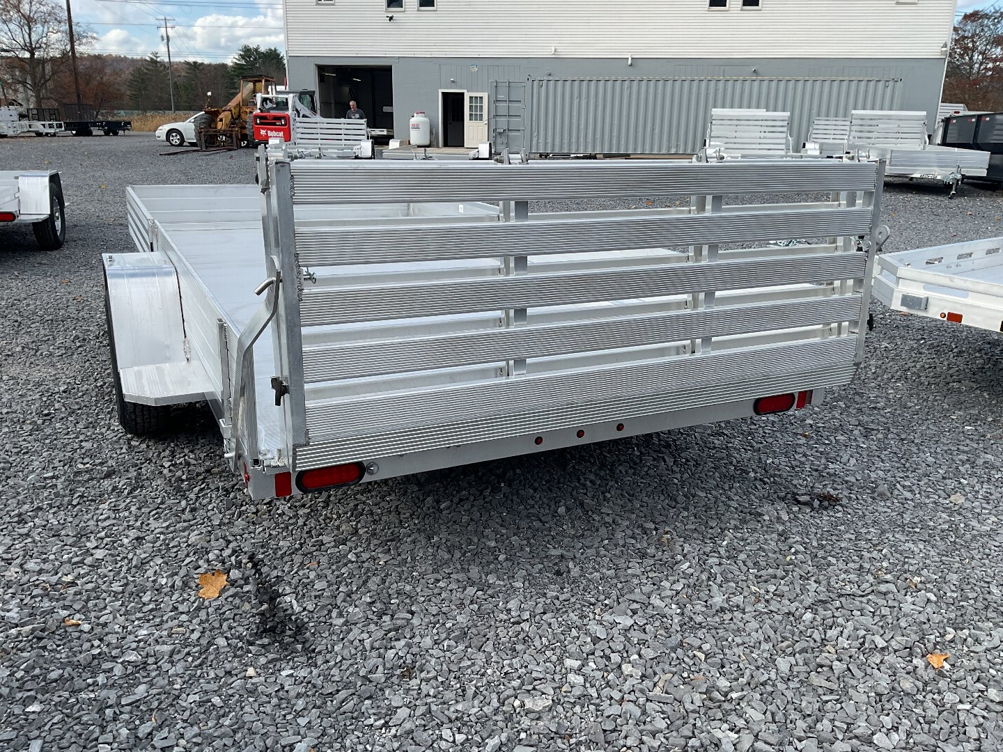 New 2025 Aluma 8114SR Utility Trailer 81"x14' 2990#