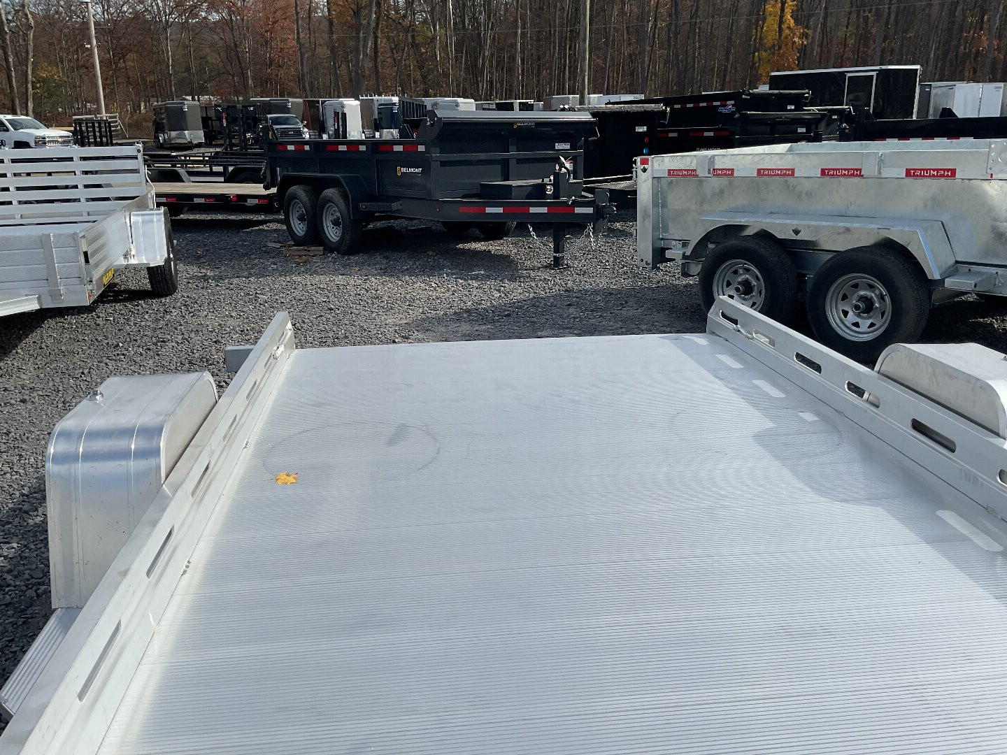 New 2025 Aluma 7712H-TILT-S Utility Trailer/Tilt Deck Trailer 77"X12' 2990#