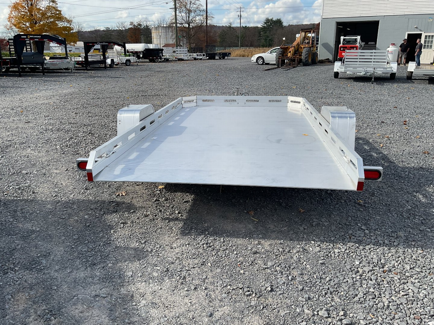 New 2025 Aluma 7712H-TILT-S Utility Trailer/Tilt Deck Trailer 77"X12' 2990#