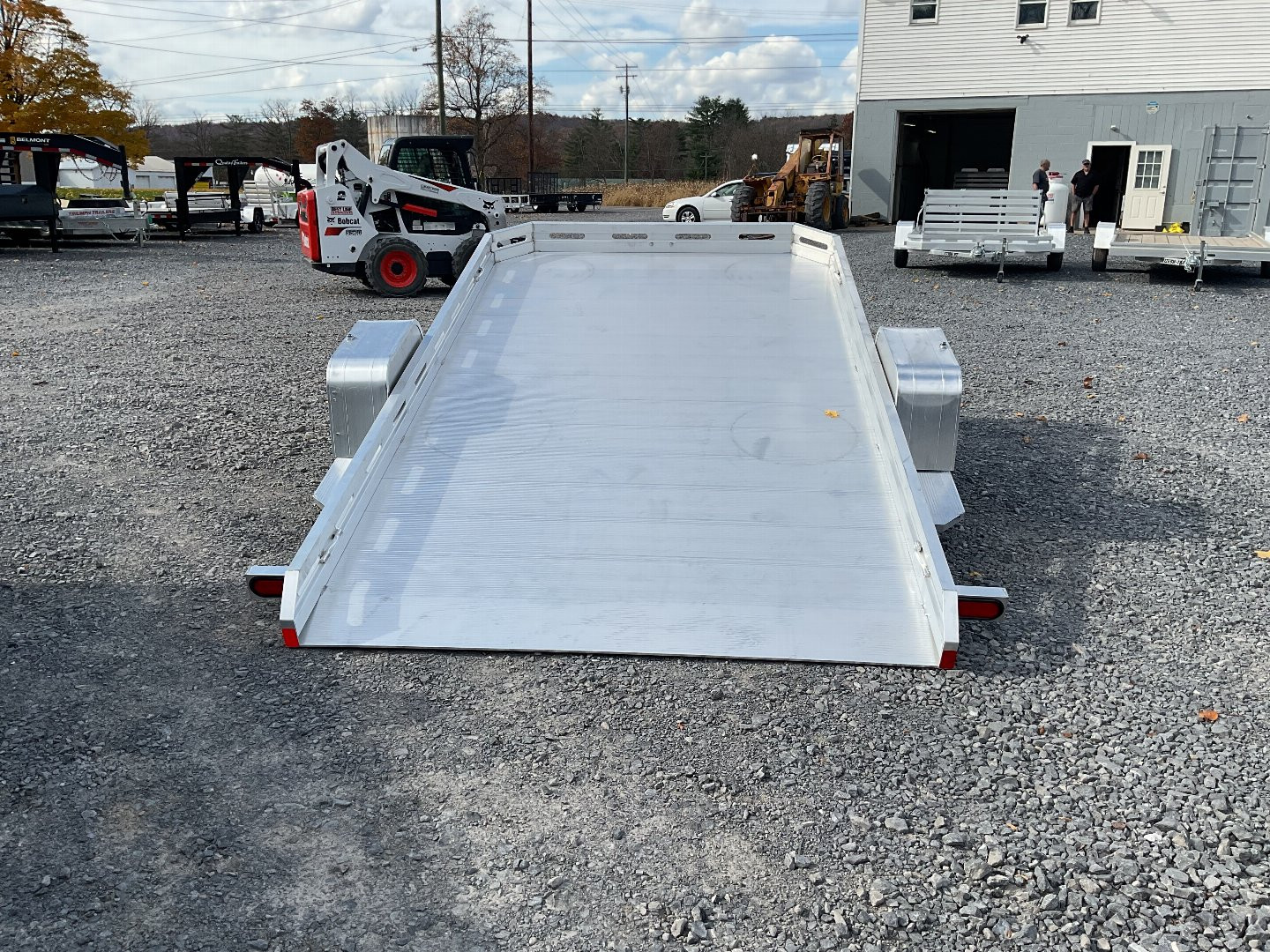 New 2025 Aluma 7712H-TILT-S Utility Trailer/Tilt Deck Trailer 77"X12' 2990#
