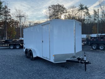 New 2025 Haulmark PP716T2-D Cargo / Enclosed Trailer 7'X16' 7K Barn Doors