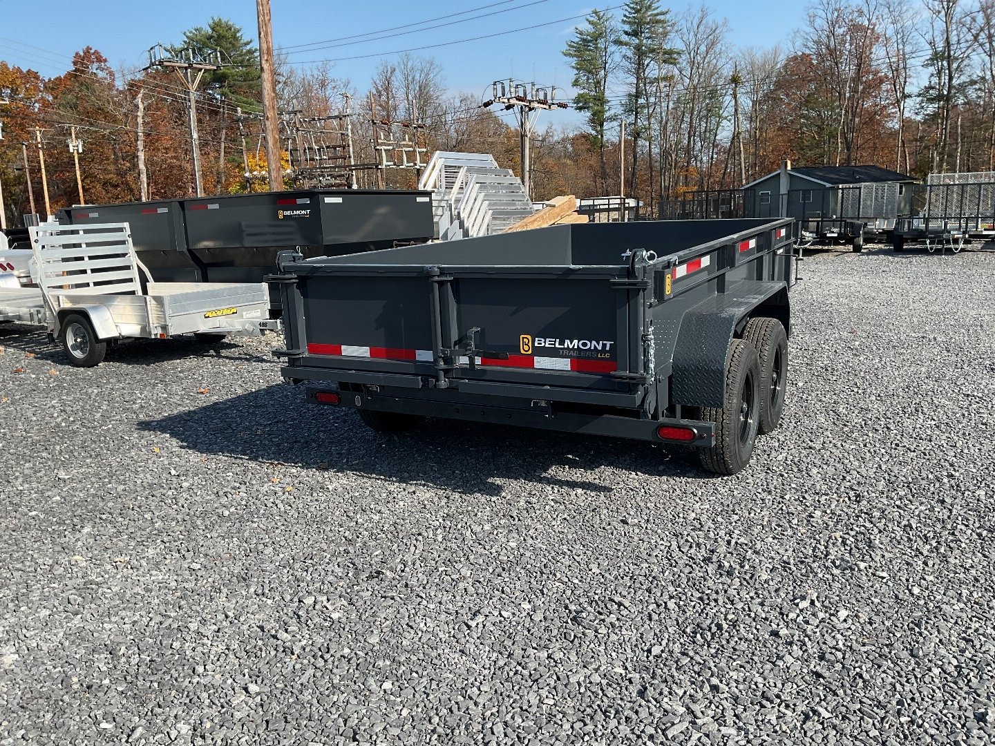 New 2025 Belmont DTL7212-10K Dump Trailer 6'X12' 10K