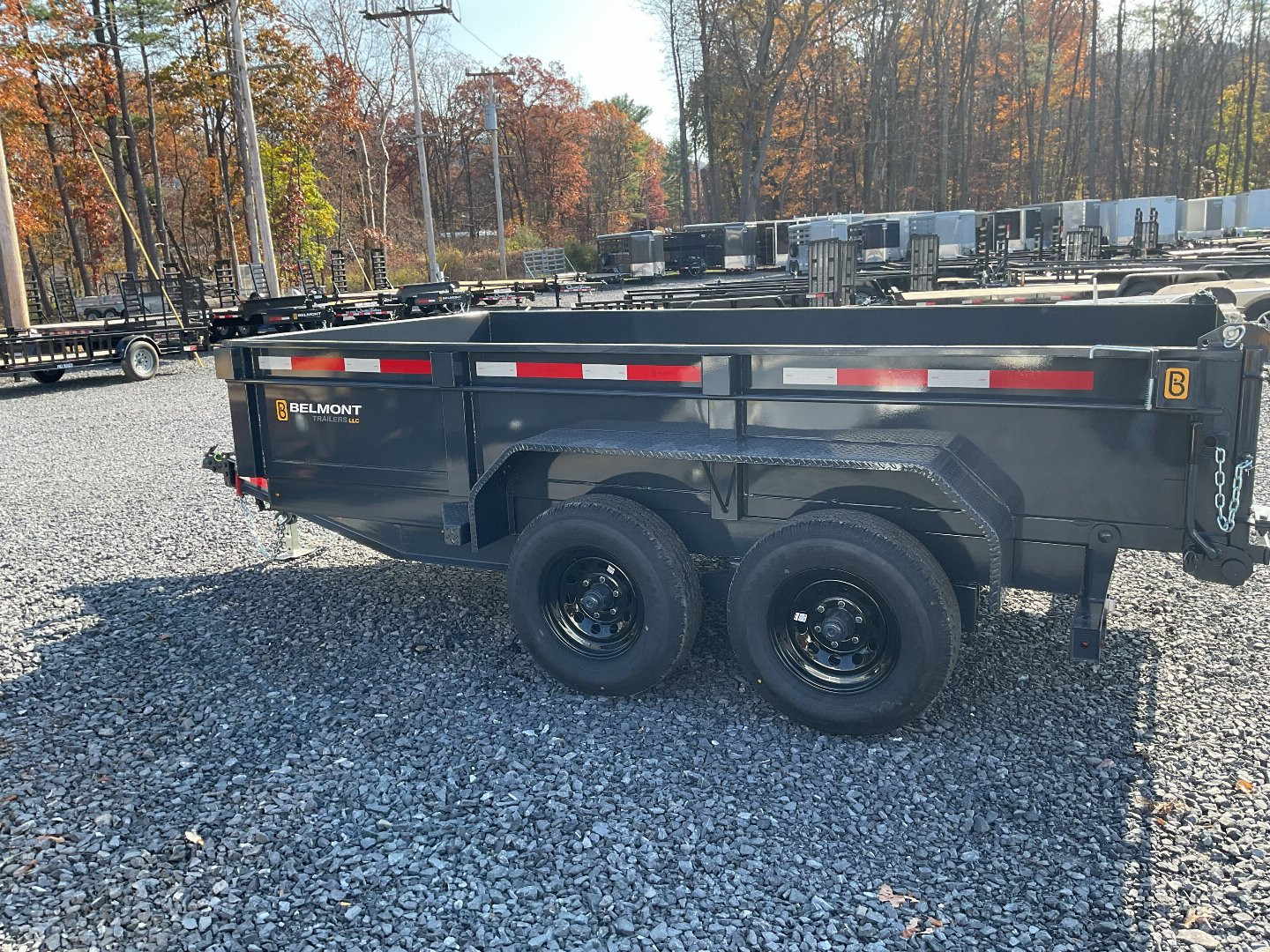 New 2025 Belmont DTL7212-10K Dump Trailer 6'X12' 10K