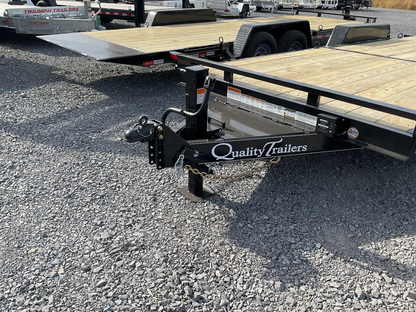 New 2025 QUALITY TRAILERS Pro-DWT Equipment Trailer 82"X22' 15K Split Tilt (8'fixed+14' tilt)