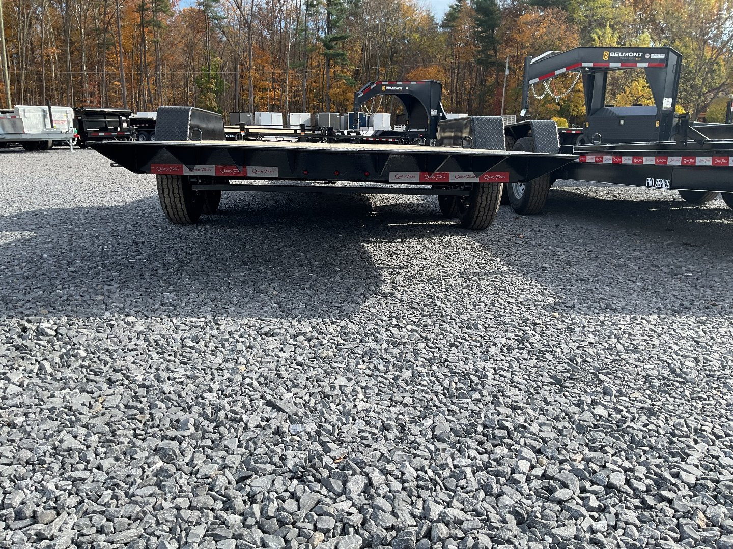 New 2025 QUALITY TRAILERS Pro-DWT Equipment Trailer 82"X22' 15K Split Tilt (8'fixed+14' tilt)