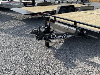 New 2025 QUALITY TRAILERS Pro-DWT Equipment Trailer 82"X22' 15K Split Tilt (8'fixed+14' tilt)