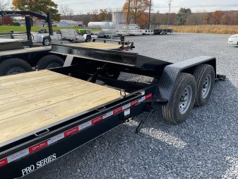 New 2025 QUALITY TRAILERS Pro-DWT Equipment Trailer 82"X22' 15K Split Tilt (8'fixed+14' tilt)