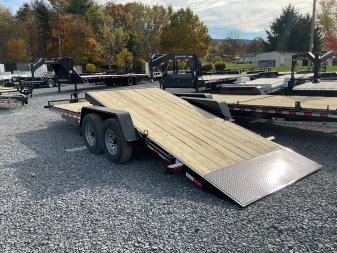 New 2025 QUALITY TRAILERS Pro-DWT Equipment Trailer 82"X22' 15K Split Tilt (8'fixed+14' tilt)