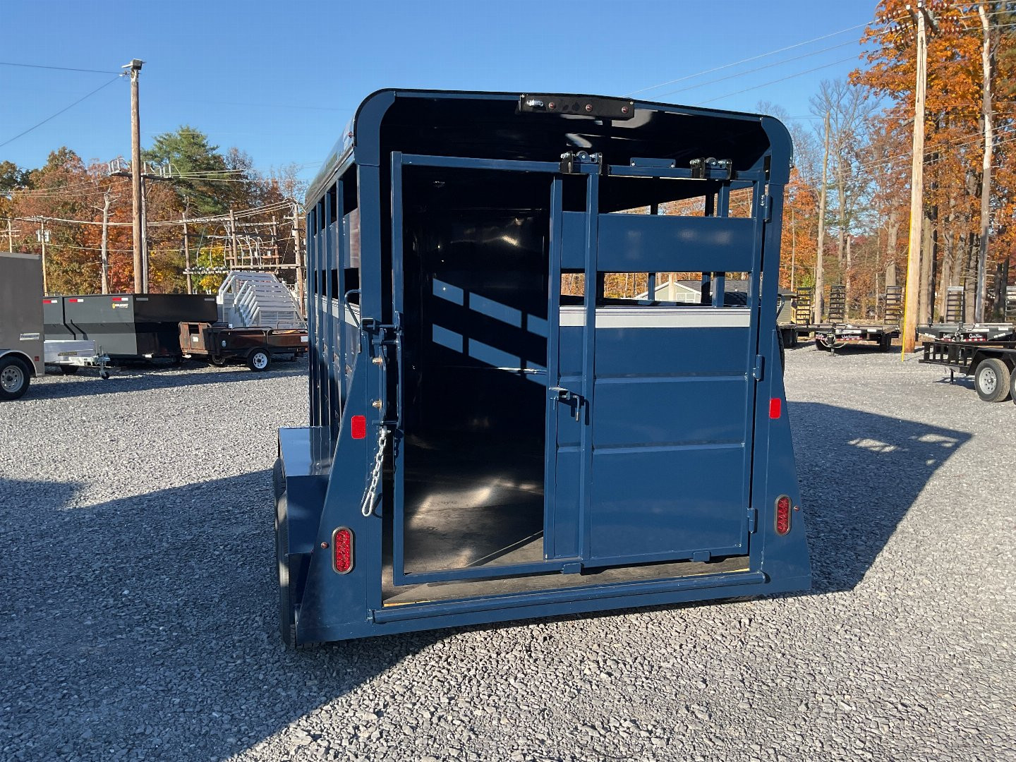 New 2025 Valley Trailers 26012 Stock / Stock Combo Trailer 6'X12' 7K W/ rubber mats 6'6" Interior height