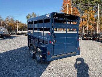New 2025 Valley Trailers 26012 Stock / Stock Combo Trailer 6'X12' 7K W/ rubber mats 6'6" Interior height