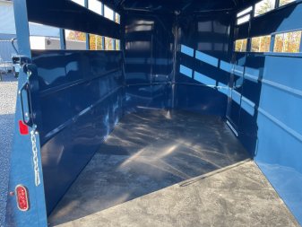 New 2025 Valley Trailers 26012 Stock / Stock Combo Trailer 6'X12' 7K W/ rubber mats 6'6" Interior height