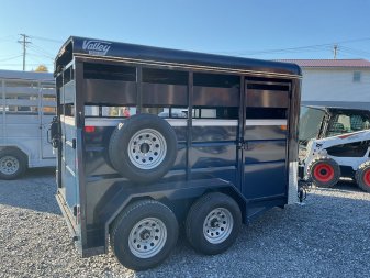 New 2025 Valley Trailers 26012 Stock / Stock Combo Trailer 6'X12' 7K W/ rubber mats 6'6" Interior height