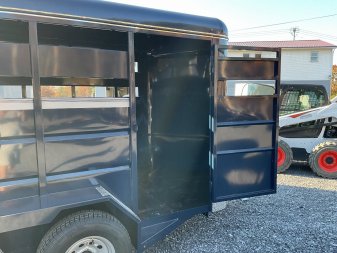 New 2025 Valley Trailers 26012 Stock / Stock Combo Trailer 6'X12' 7K W/ rubber mats 6'6" Interior height