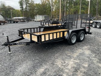 New 2025 Quality Trailers Gen-B Utility Trailer 82"x14' 7K ATV side load