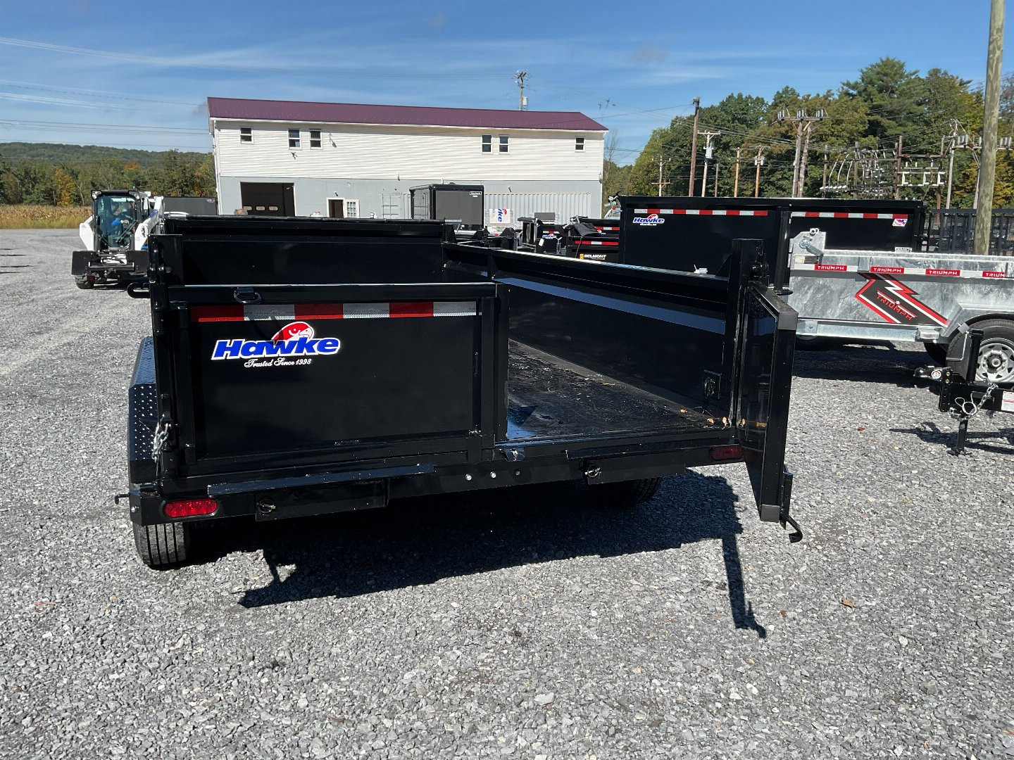 New 2025 Hawke Trailers LPTHH Dump Trailer 80"X14' 14K