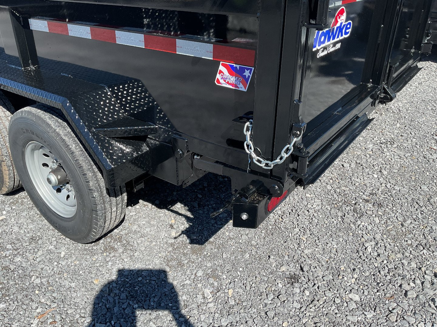 New 2025 Hawke Trailers LPTHH Dump Trailer 80"X14' 14K