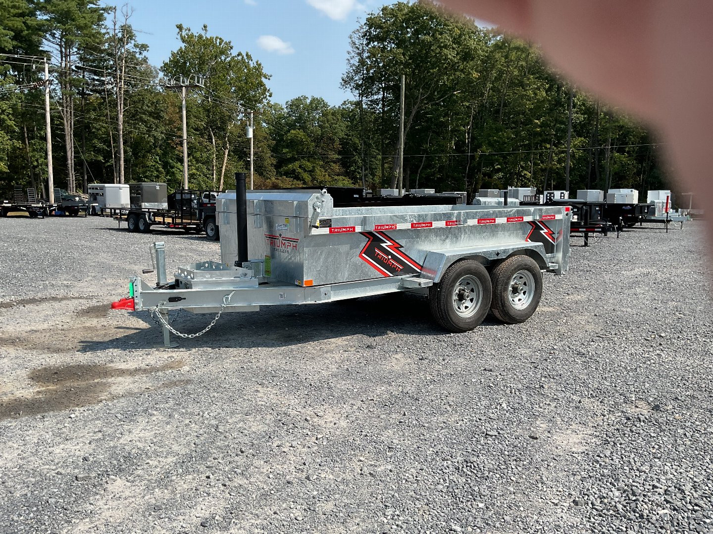 New 2025 Triumph Trailers GD4-TAE6X12-70 Dump Trailer 14K