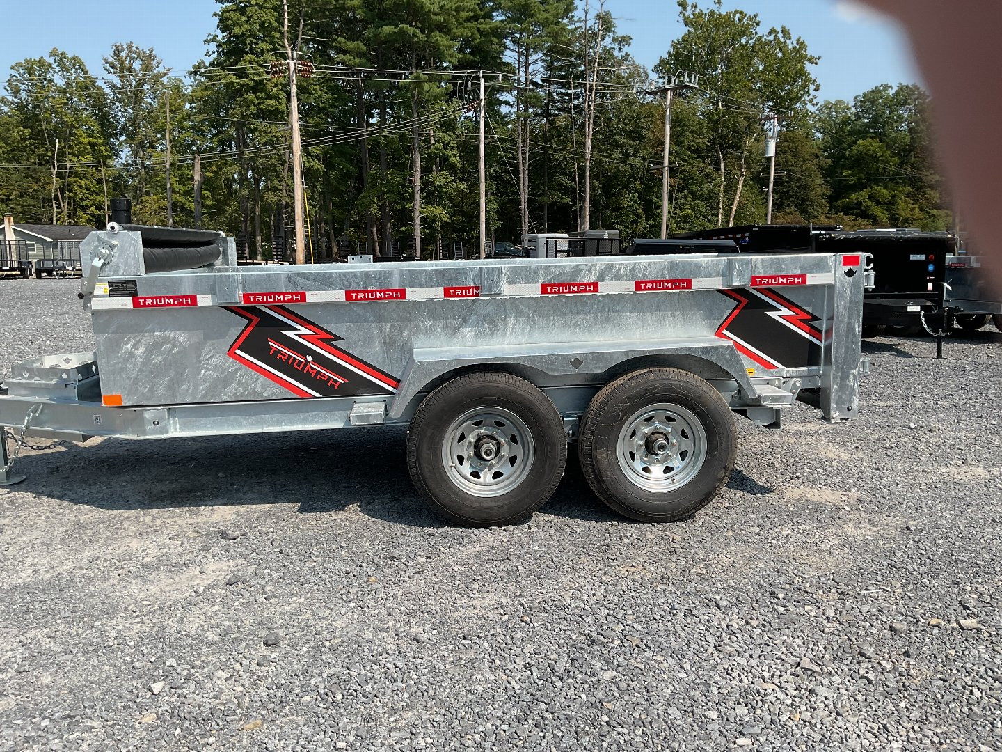 New 2025 Triumph Trailers GD4-TAE6X12-70 Dump Trailer 14K