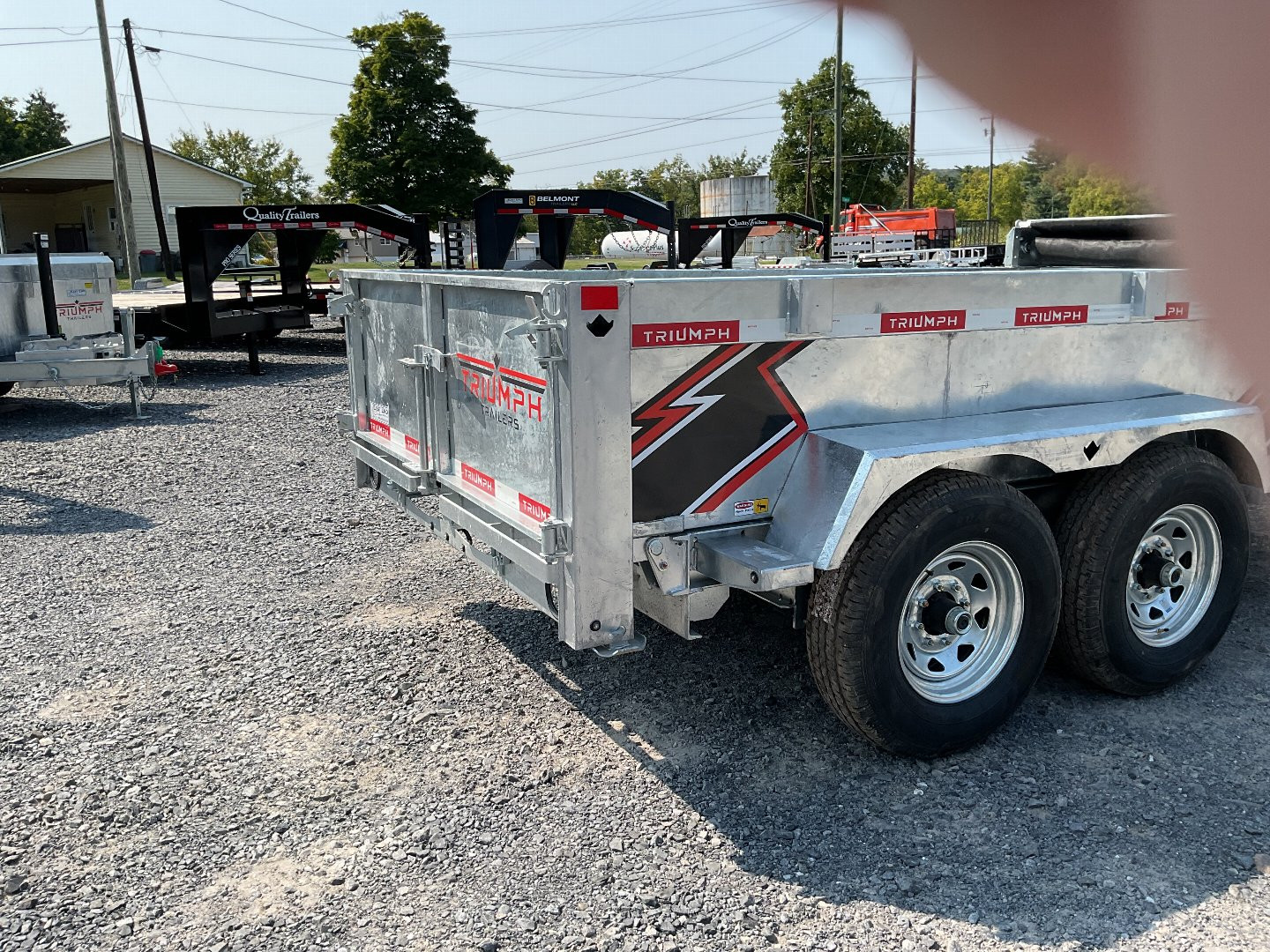 New 2025 Triumph Trailers GD4-TAE6X12-70 Dump Trailer 14K