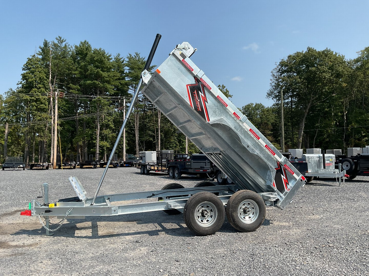 New 2025 Triumph Trailers GD4-TAE6X12-70 Dump Trailer 14K