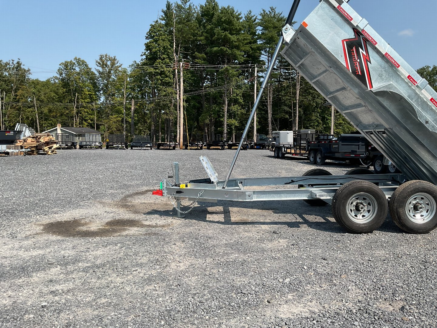New 2025 Triumph Trailers GD4-TAE6X12-70 Dump Trailer 14K
