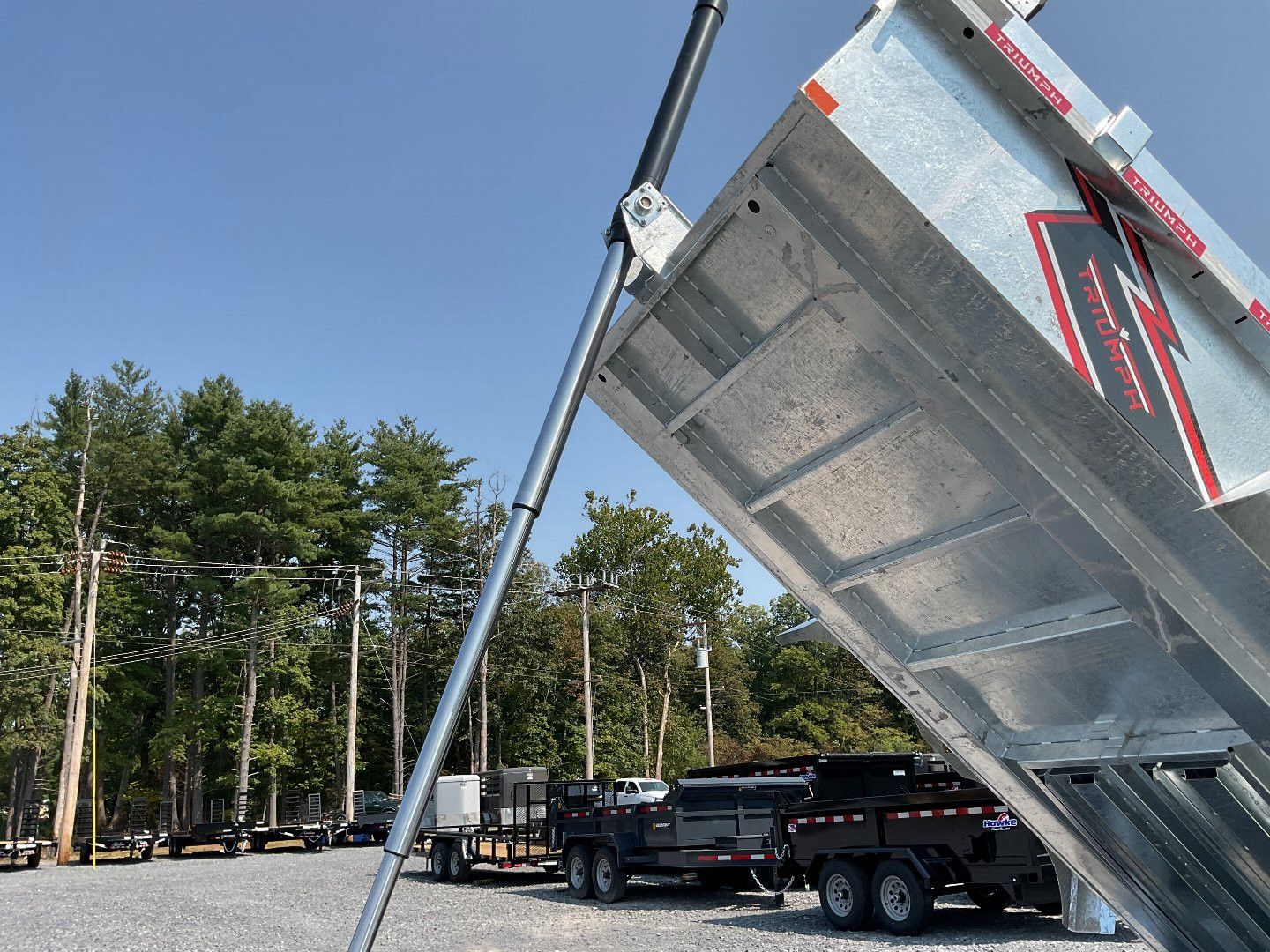 New 2025 Triumph Trailers GD4-TAE6X12-70 Dump Trailer 14K