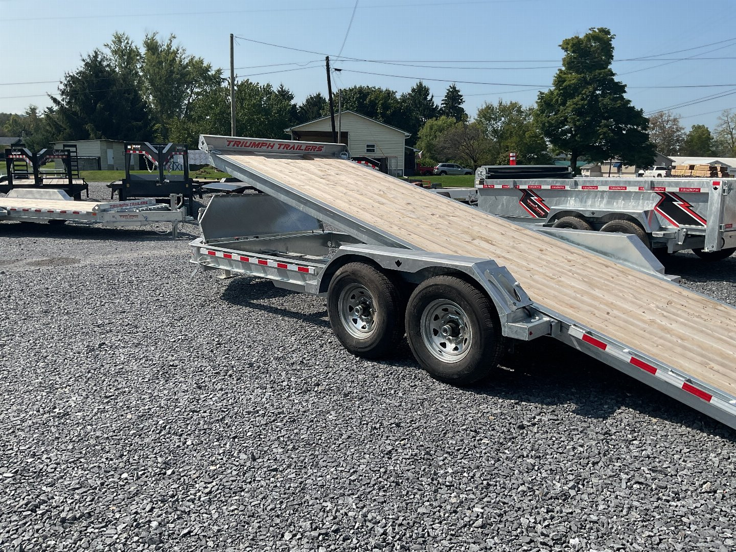 New 2025 Triumph Trailers GHTEH9-TA82X20-70 Tilt Trailer 82"X20' 14k