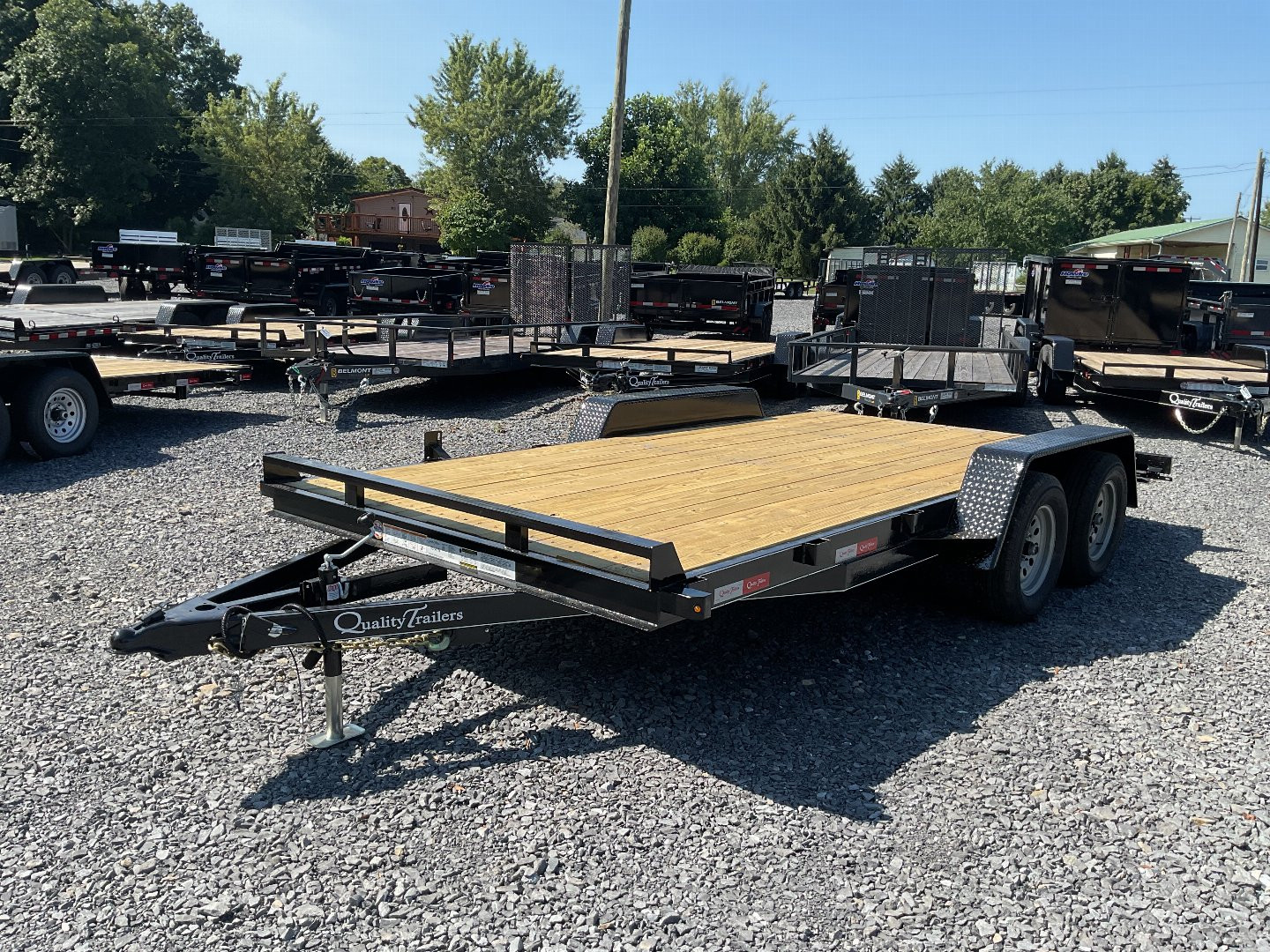 New 2025 Quality Trailers Gen-AW Car Hauler/Equipment Trailer 82"x16' 7K (14'+2" dovetail)