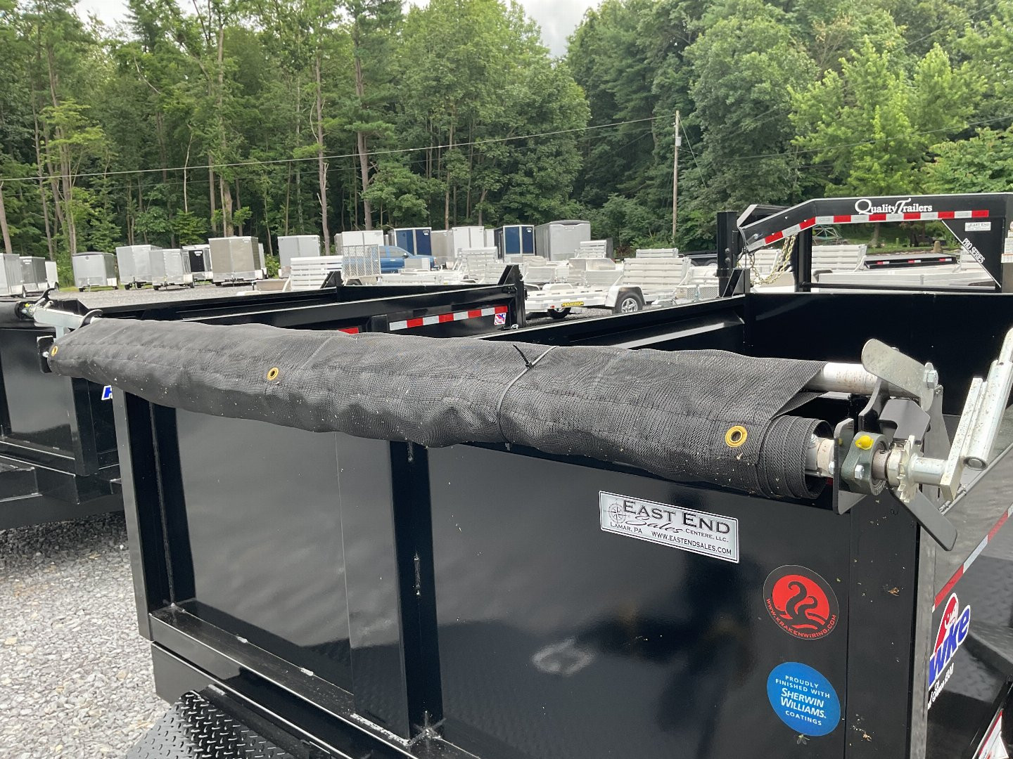 New 2024 Hawke Trailers LPTH Dump Trailer 6'X12' 10K