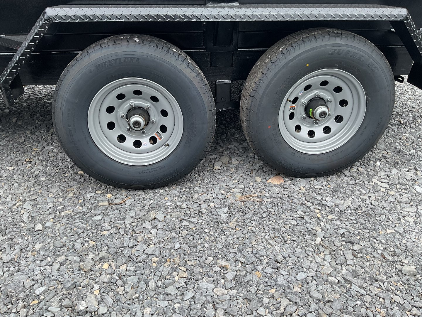 New 2024 Hawke Trailers LPTH Dump Trailer 6'X12' 10K