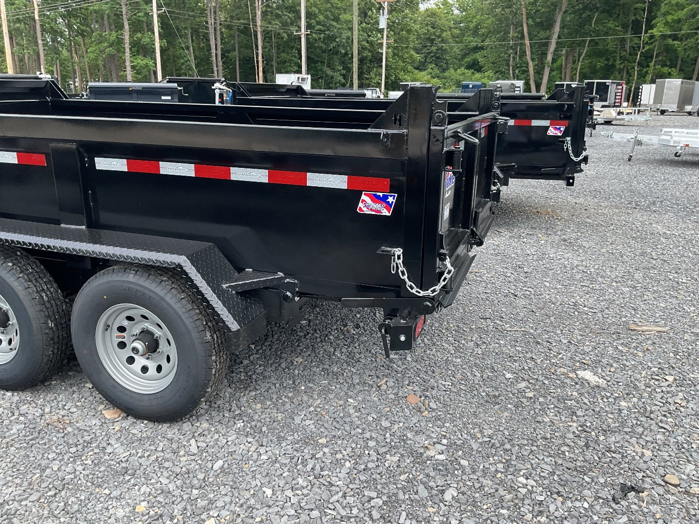 New 2024 Hawke Trailers LPTH Dump Trailer 6'X12' 10K