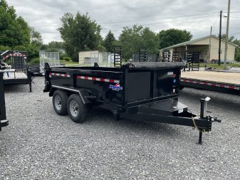 New 2024 Hawke Trailers LPTH Dump Trailer 6'X12' 10K