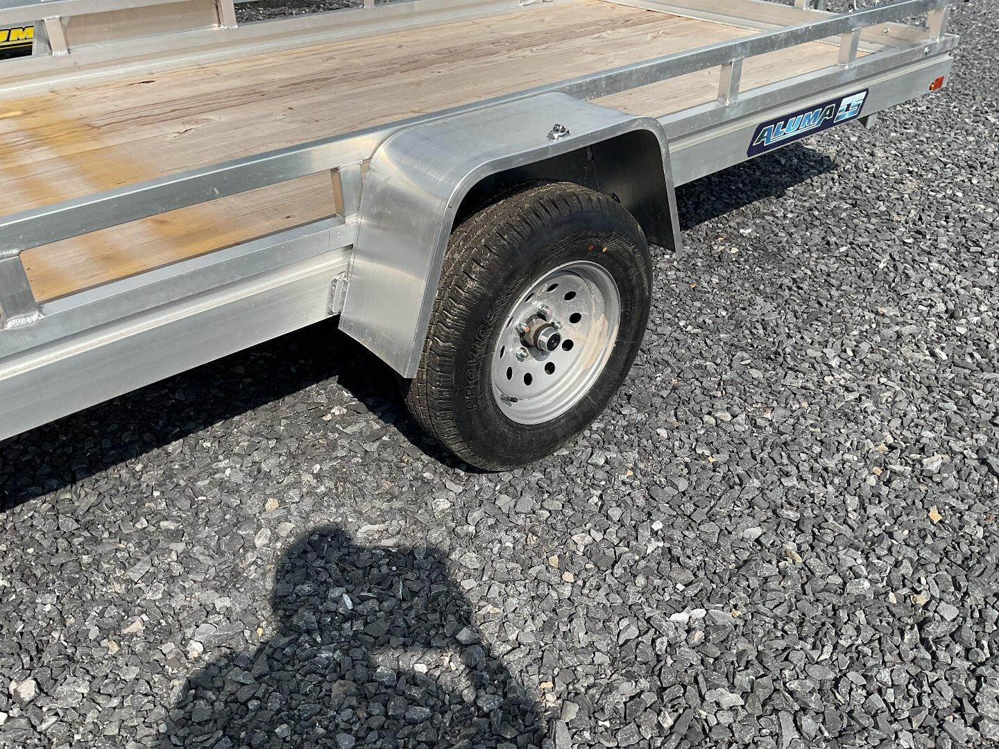 New 2024 Aluma 6812ES-W Utility Trailer 68"X12' 2990#