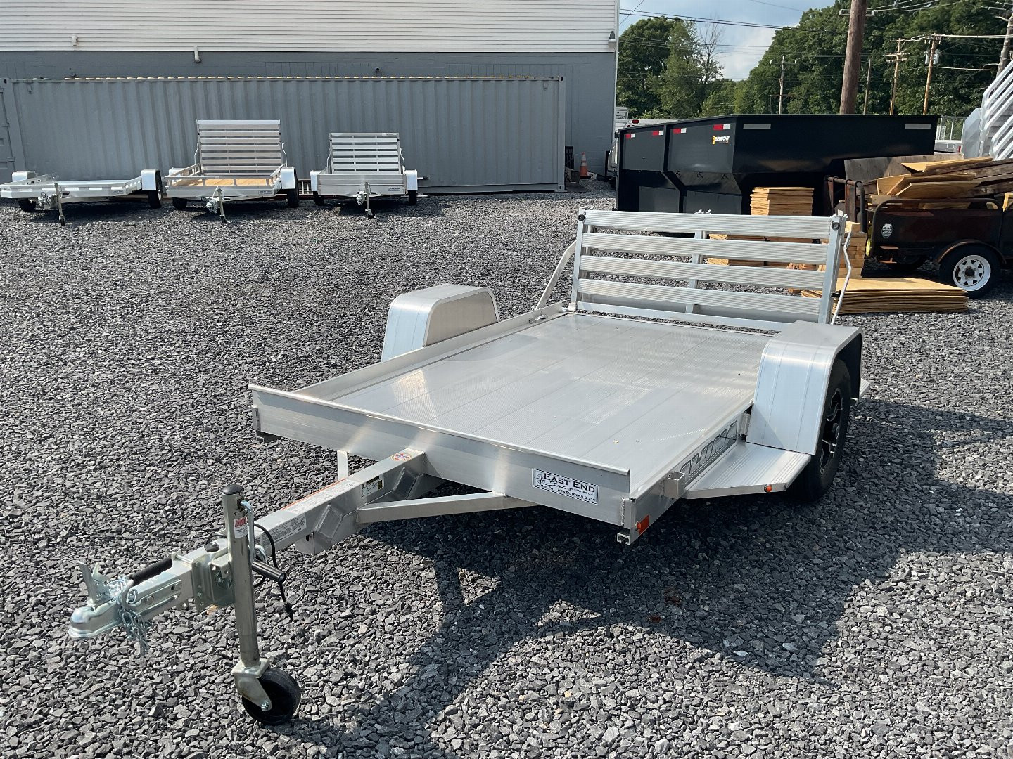 New 2025 Aluma EX638 Utility Trailer 63"X8' 2000#