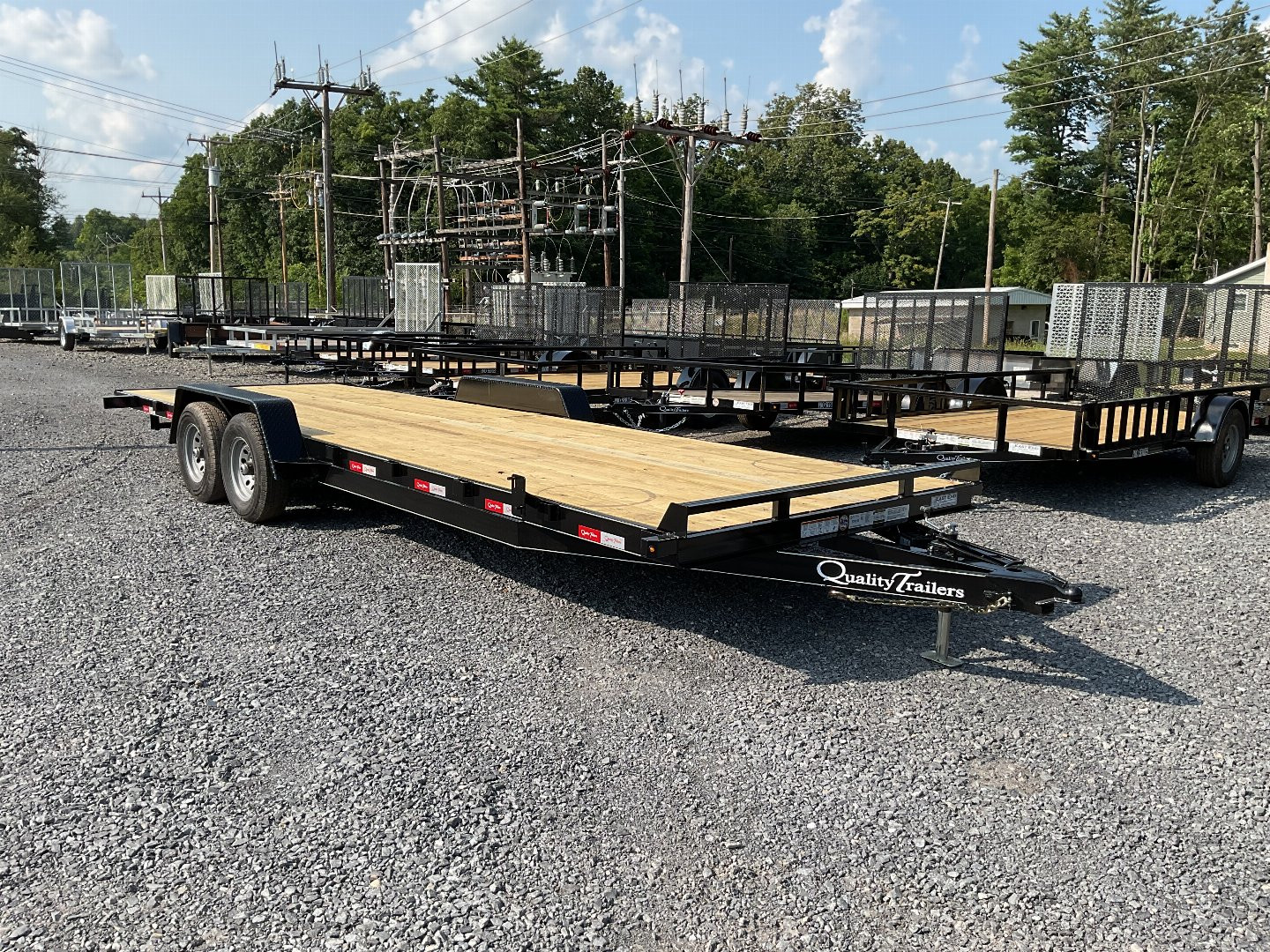 New 2025 Quality Trailers SidebySide Utility Trailer 82"x24' 10K