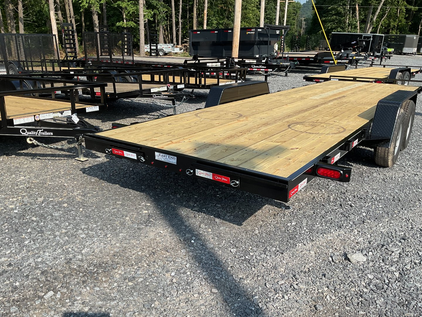 New 2025 Quality Trailers SidebySide Utility Trailer 82"x24' 10K
