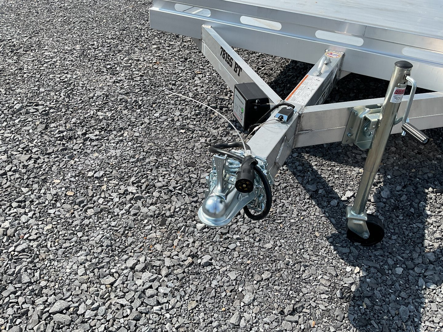 New 2025 Aluma 7815S BT Utility Trailer 78"X15' 4K W/electric brakes