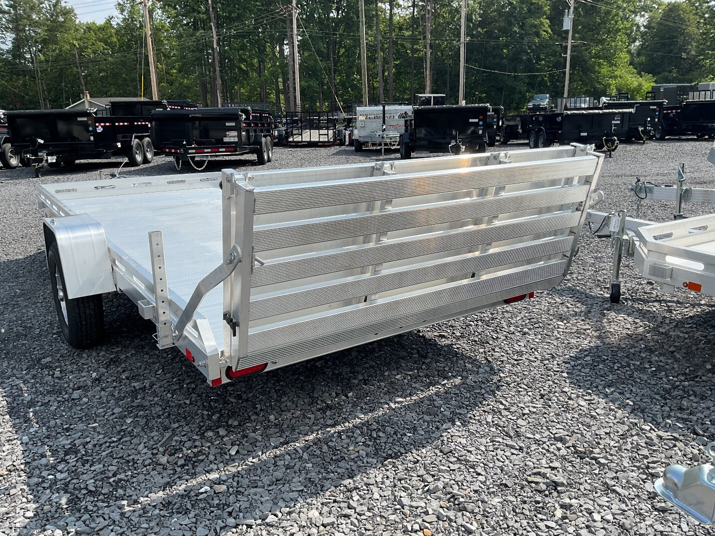 New 2025 Aluma 7815S BT Utility Trailer 78"X15' 4K W/electric brakes