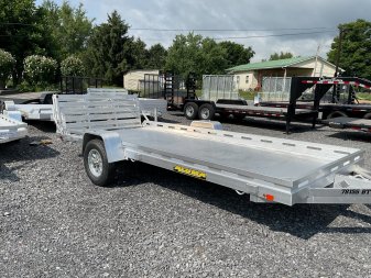 New 2025 Aluma 7815S BT Utility Trailer 78"X15' 4K W/electric brakes