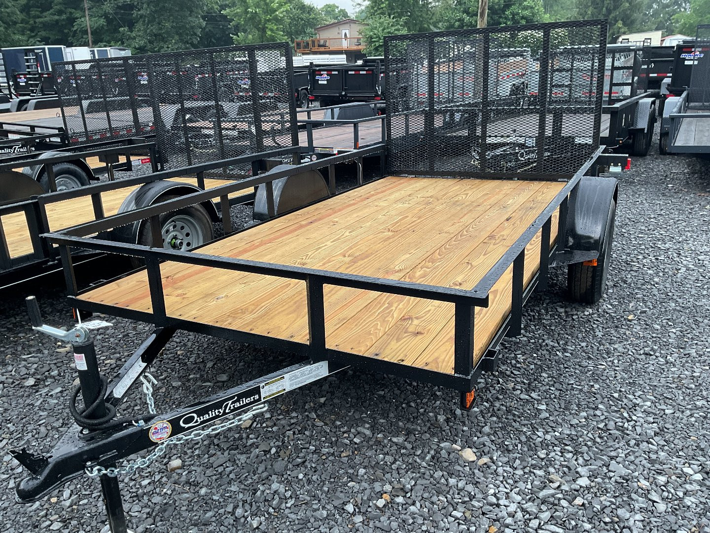 New 2025 Quality Trailers Econ-B Utility Trailer 77"x12' 2990#