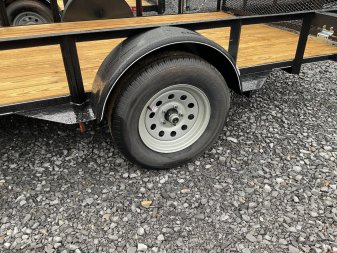New 2025 Quality Trailers Econ-B Utility Trailer 77"x12' 2990#
