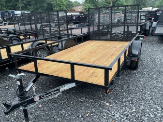 New 2025 Quality Trailers Econ-B Utility Trailer 77"x12' 2990#
