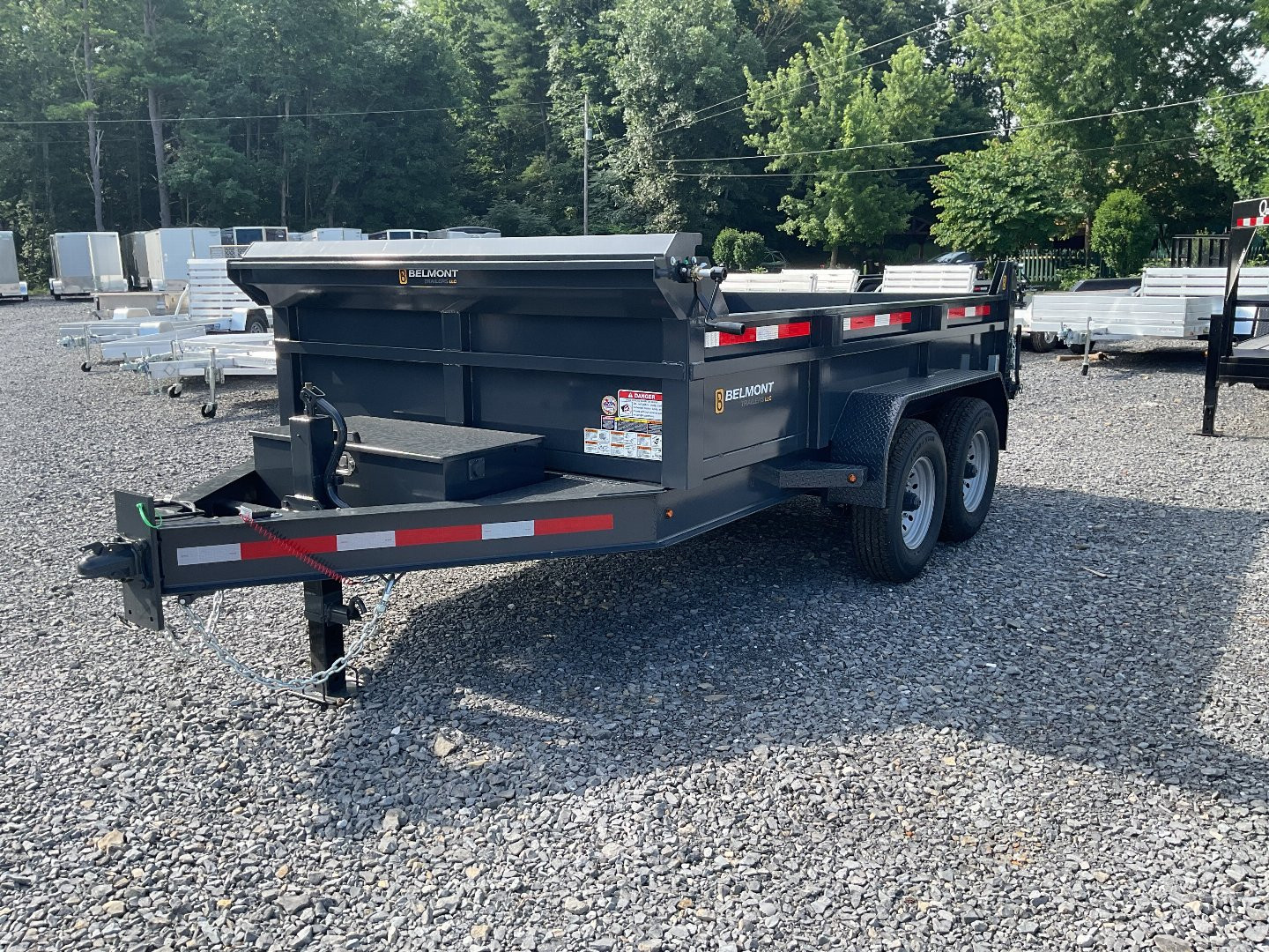 New 2024 Belmont DTX8112-14K Dump Trailer 81"X12' 14k