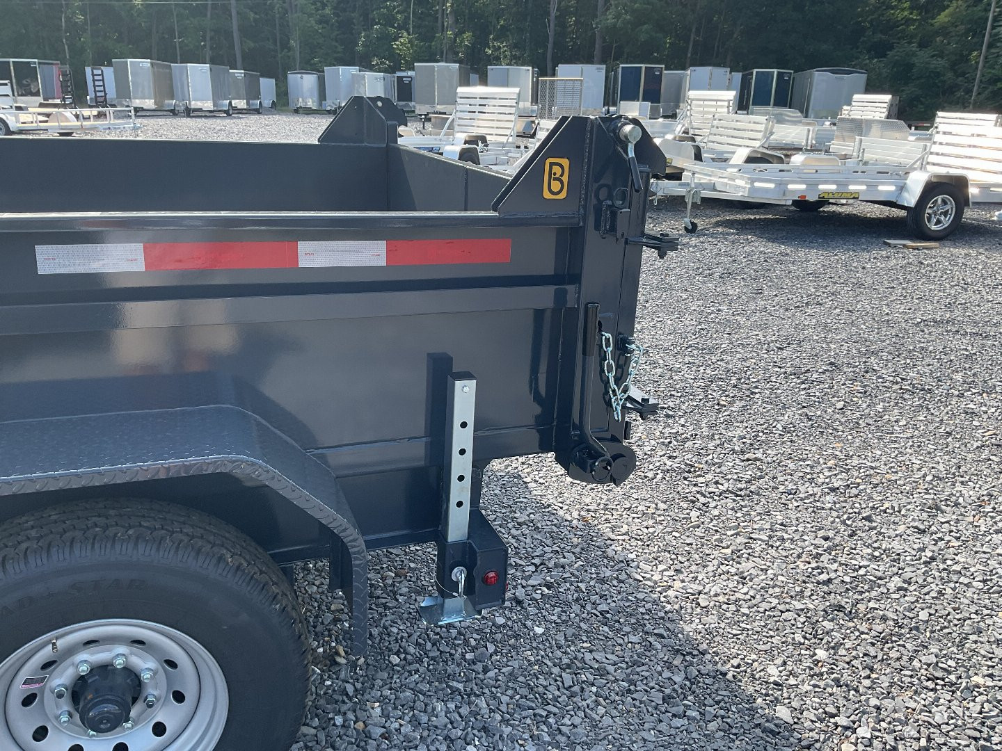 New 2024 Belmont DTX8112-14K Dump Trailer 81"X12' 14k