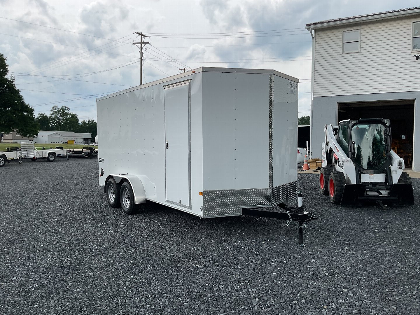 New 2024 Haulmark PP716T2-D Cargo / Enclosed Trailer 7'X16' 7K W/ 7' Ft interior