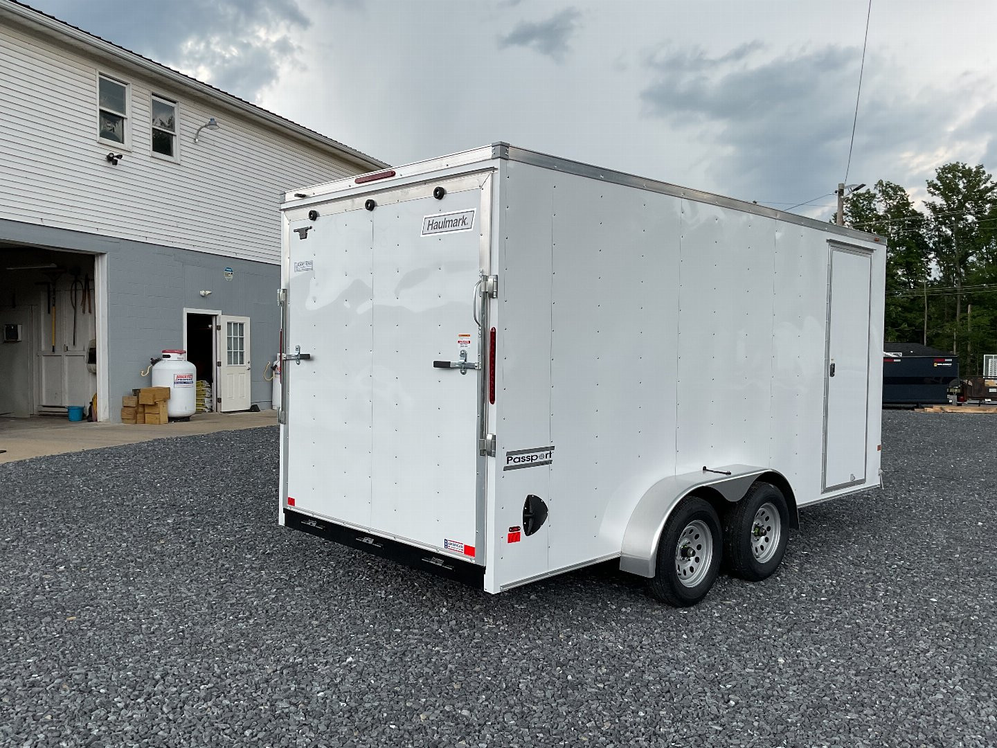 New 2024 Haulmark PP716T2-D Cargo / Enclosed Trailer 7'X16' 7K W/ 7' Ft interior